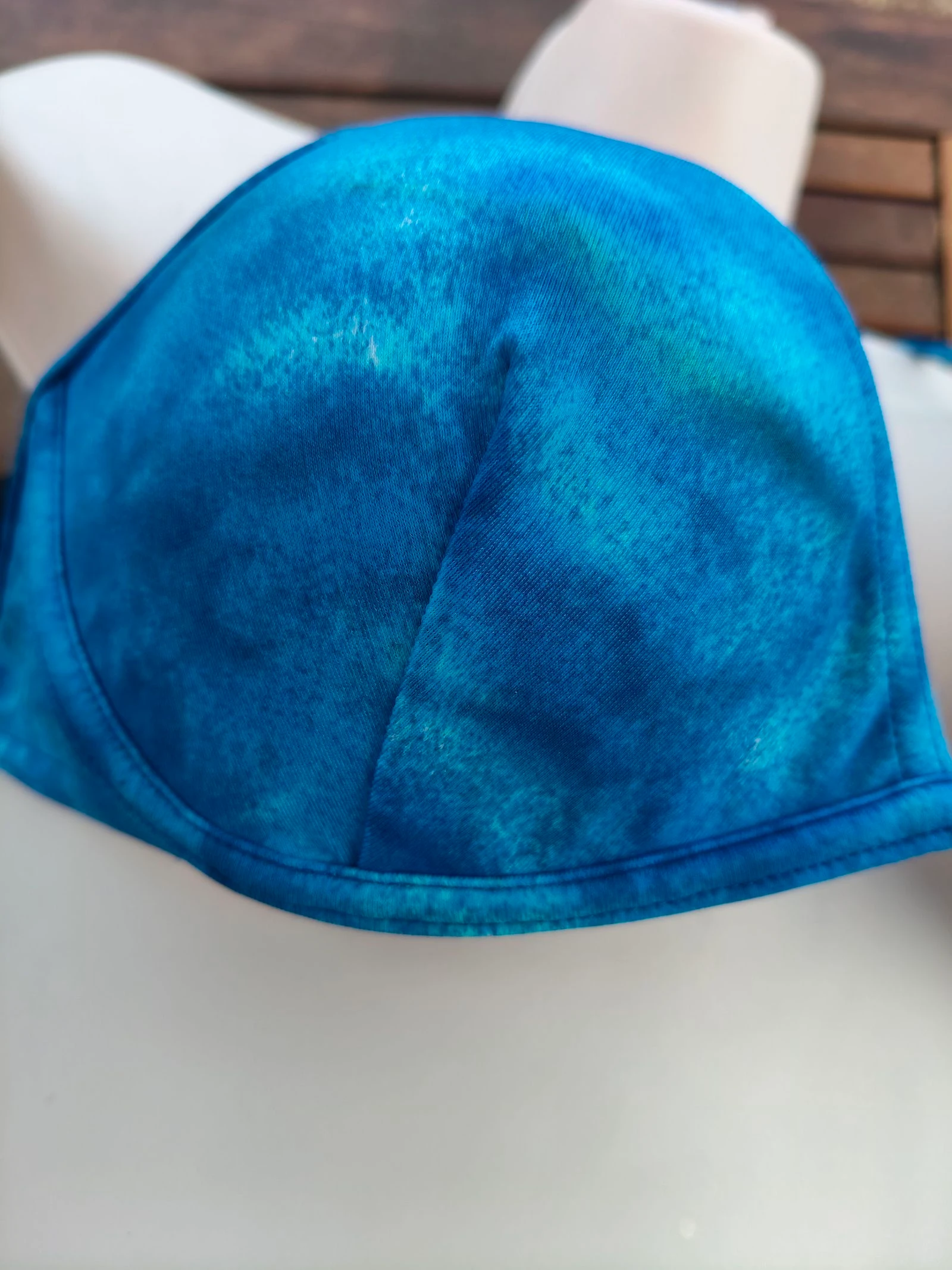 Triumph/Beedees-Bikini dames 2-delig S (36) cup C ringtop Braziliaans slipje blauwachtige tinten – photo 10